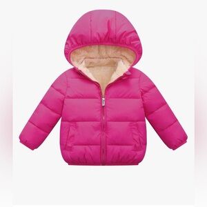 NWT hot pink Laviqk warm winter jacket.  Girls size 2-3.